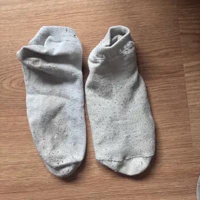 Weiße Sneaker Socken