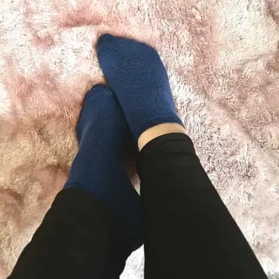 Sneaker Socken, dunkelblau, Größe 37-42