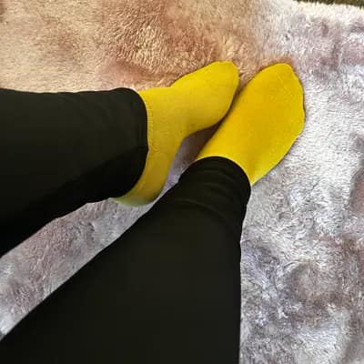 sneaker Socken, Gelb, Größe 37-42