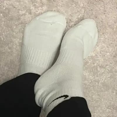 Weiße Nike Sportsocken