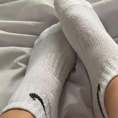 Getragene Socken