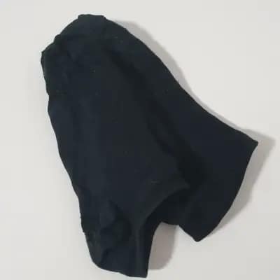 Schwarze Sneakersocken 39-42, 2 Tage getragen