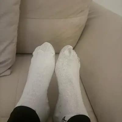 Weisse socken grösse 38