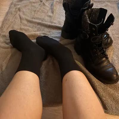 Schwarze Business-Socken Gr. 38 – 1 Tag in Boots getragen