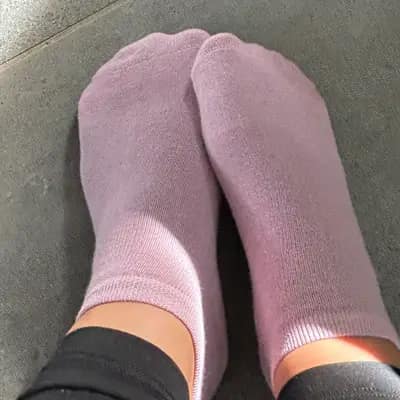 Pinke Laufsocken