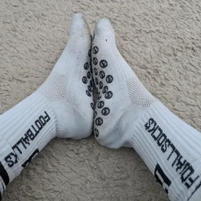 Weiße Sportsocken – Größe 35–38 – getragen – individuelle Tragezeit möglich