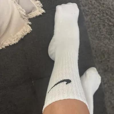 Weiße Socken