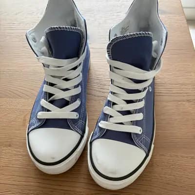 ✨ Blaue High-Top Sneaker Gr. 38 | Converse-Style | Sehr guter Zustand ✨
