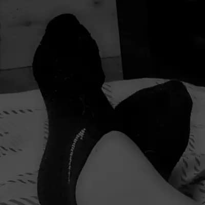 Getragene Socken