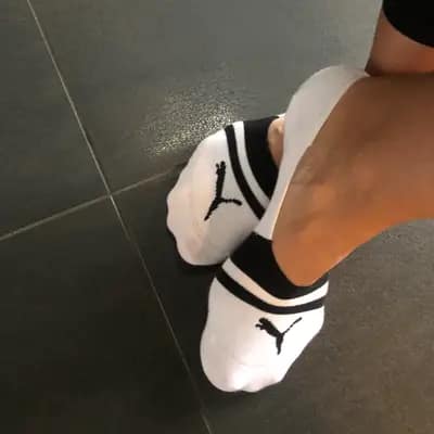 Getragene Puma Socken – persönlich getragen 🖤