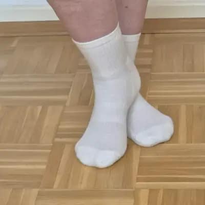Weiße Tennissocken Größe 37