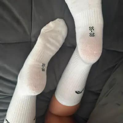 Süße getragene Sport Socken Gr. 35