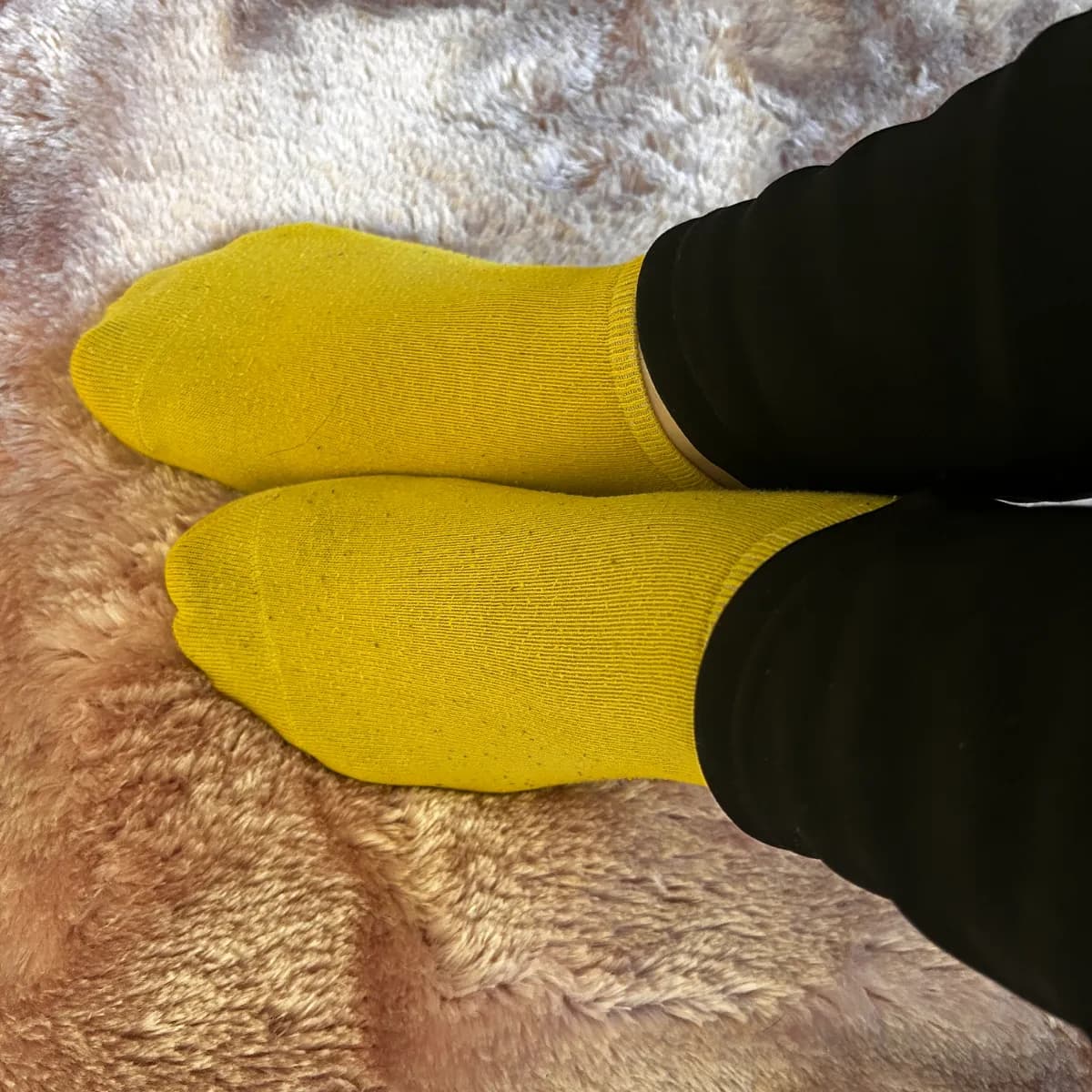 sneaker Socken, Gelb, Größe 37-42