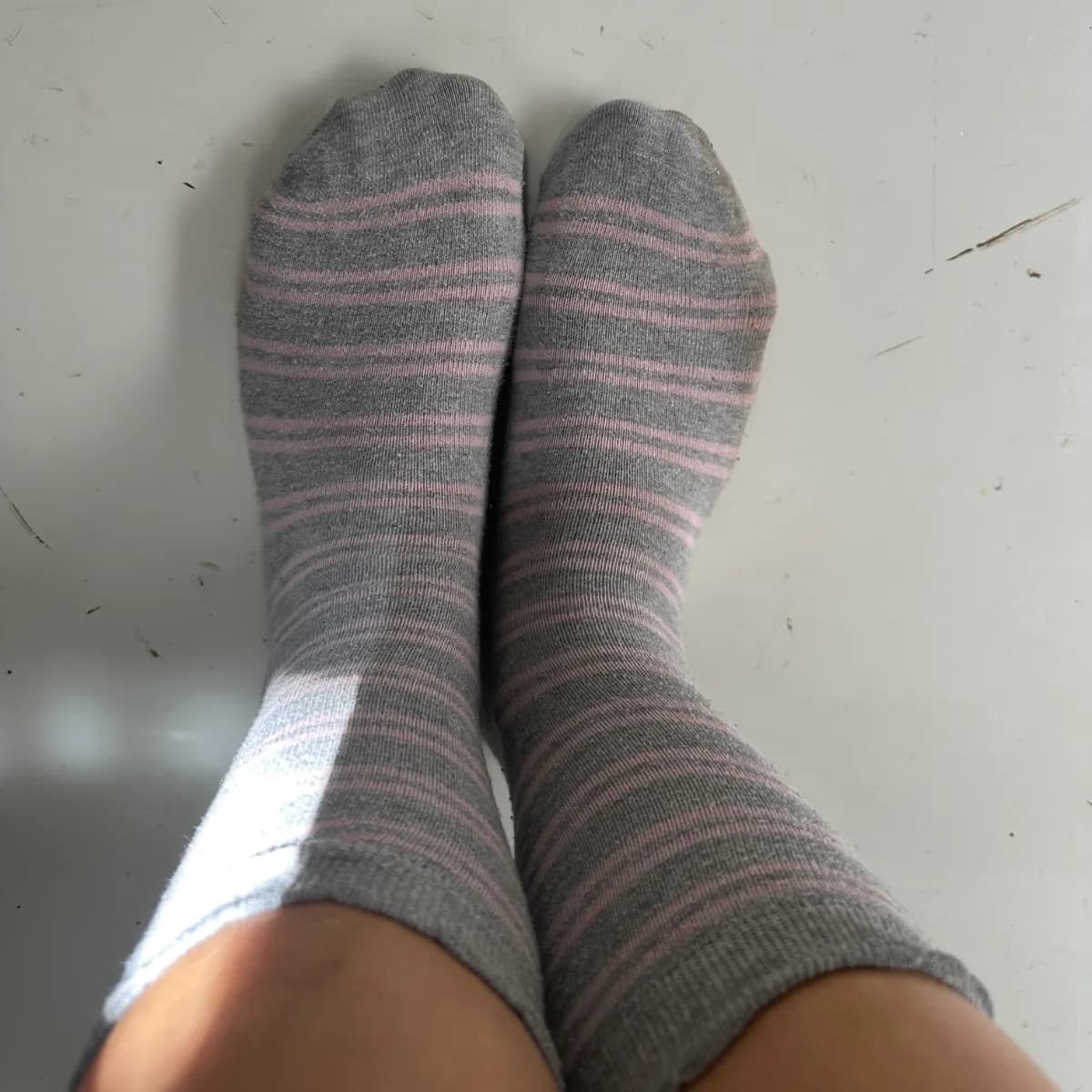 Getragene Reitsocken