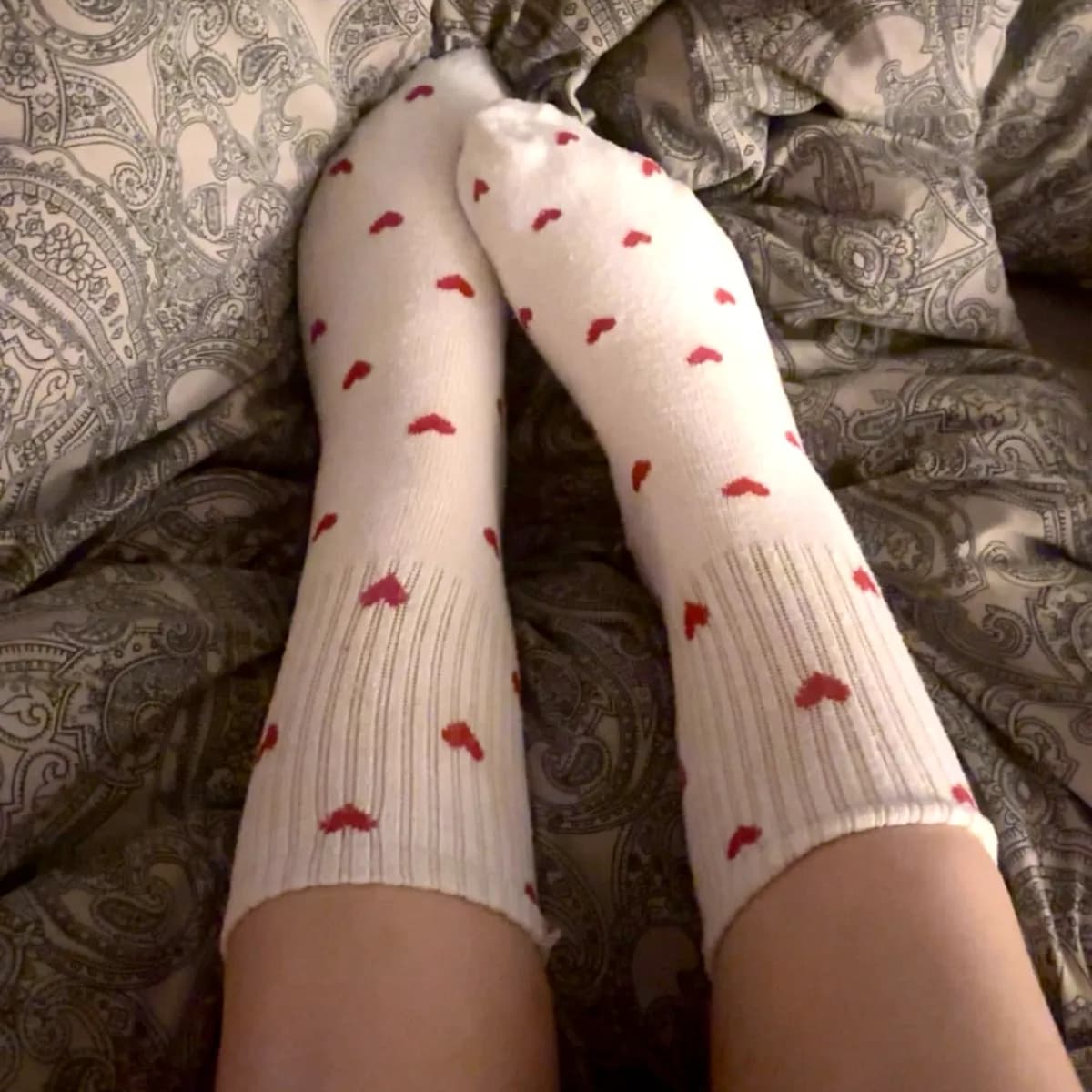 ❤️ Heart Socks getragen & nur für dich