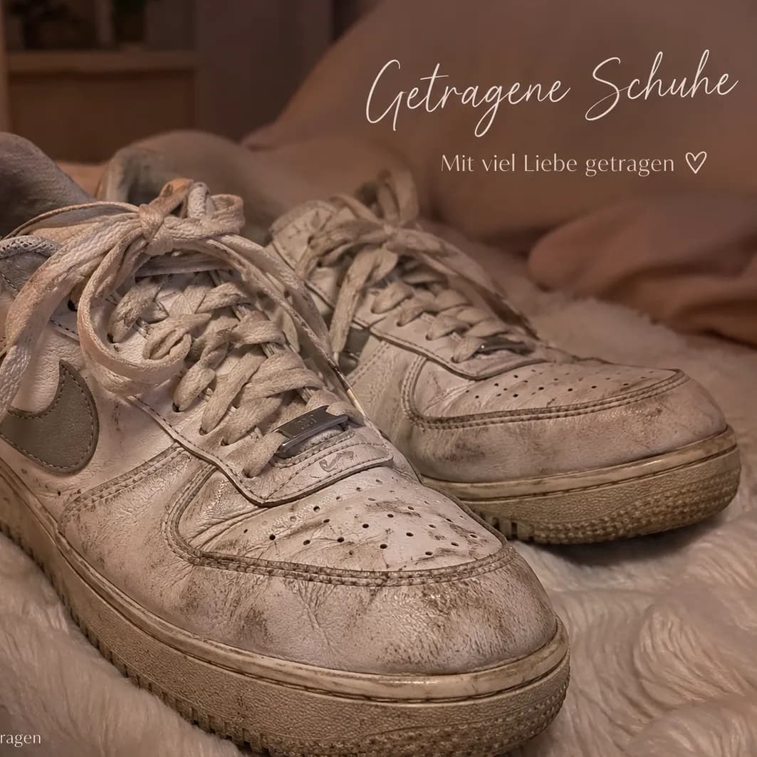 Getragene Schuhe