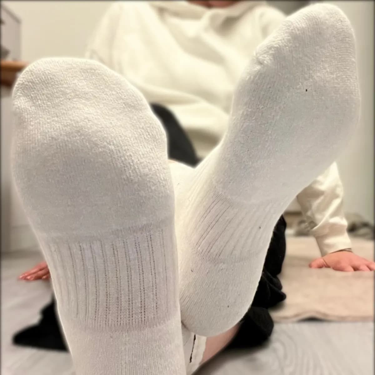 Weiße Nike Sportsocken