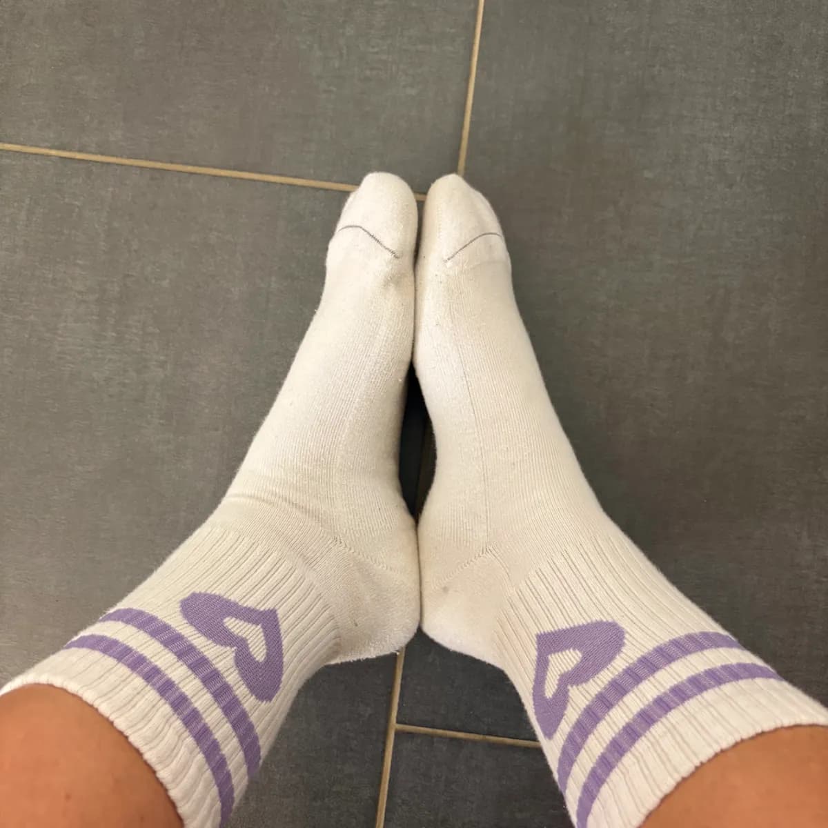 Tennissocken mit 💜