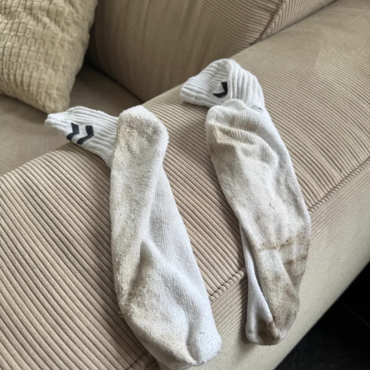 Getragene Sportsocken eines sportlichen, dominanten Mannes – authentisch & persönlich Gr: 44