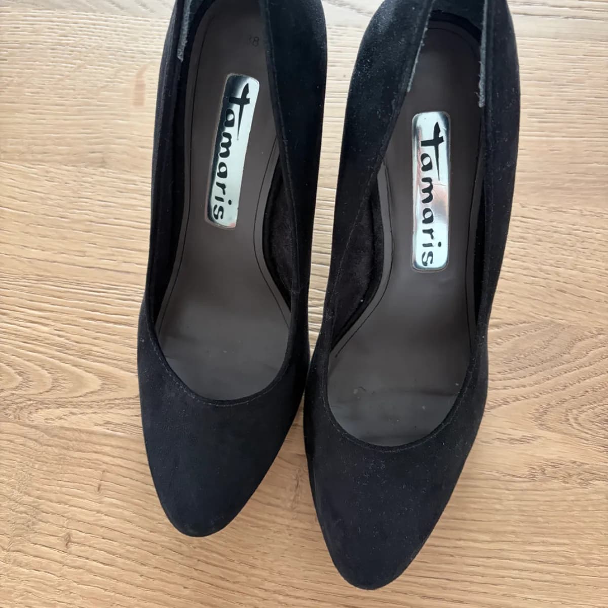 ✨ Tamaris Wildleder-Pumps Gr. 38 | Schwarz | Elegant & zeitlos ✨